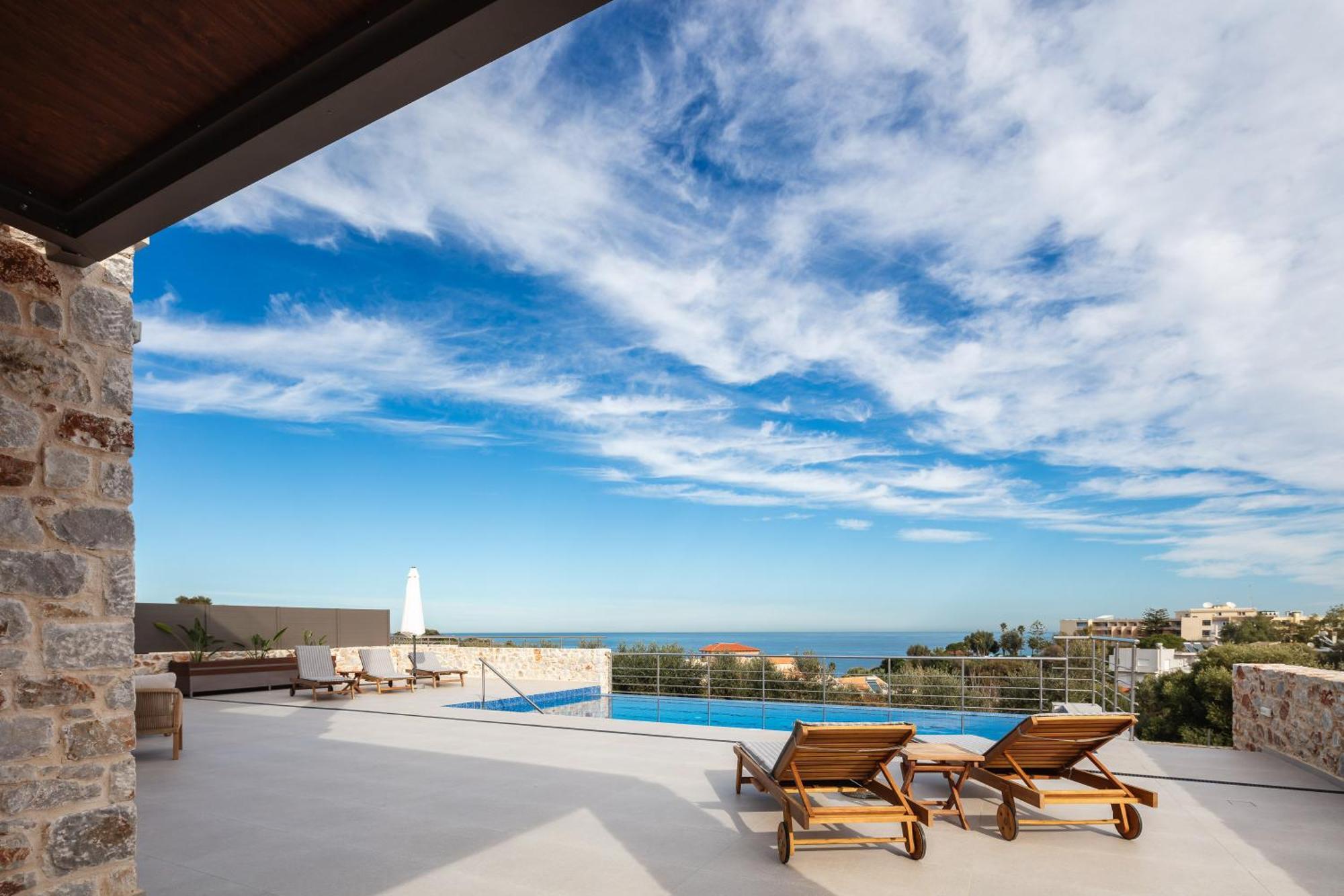 Oinolithos Luxury Villas Kalamaki المظهر الخارجي الصورة