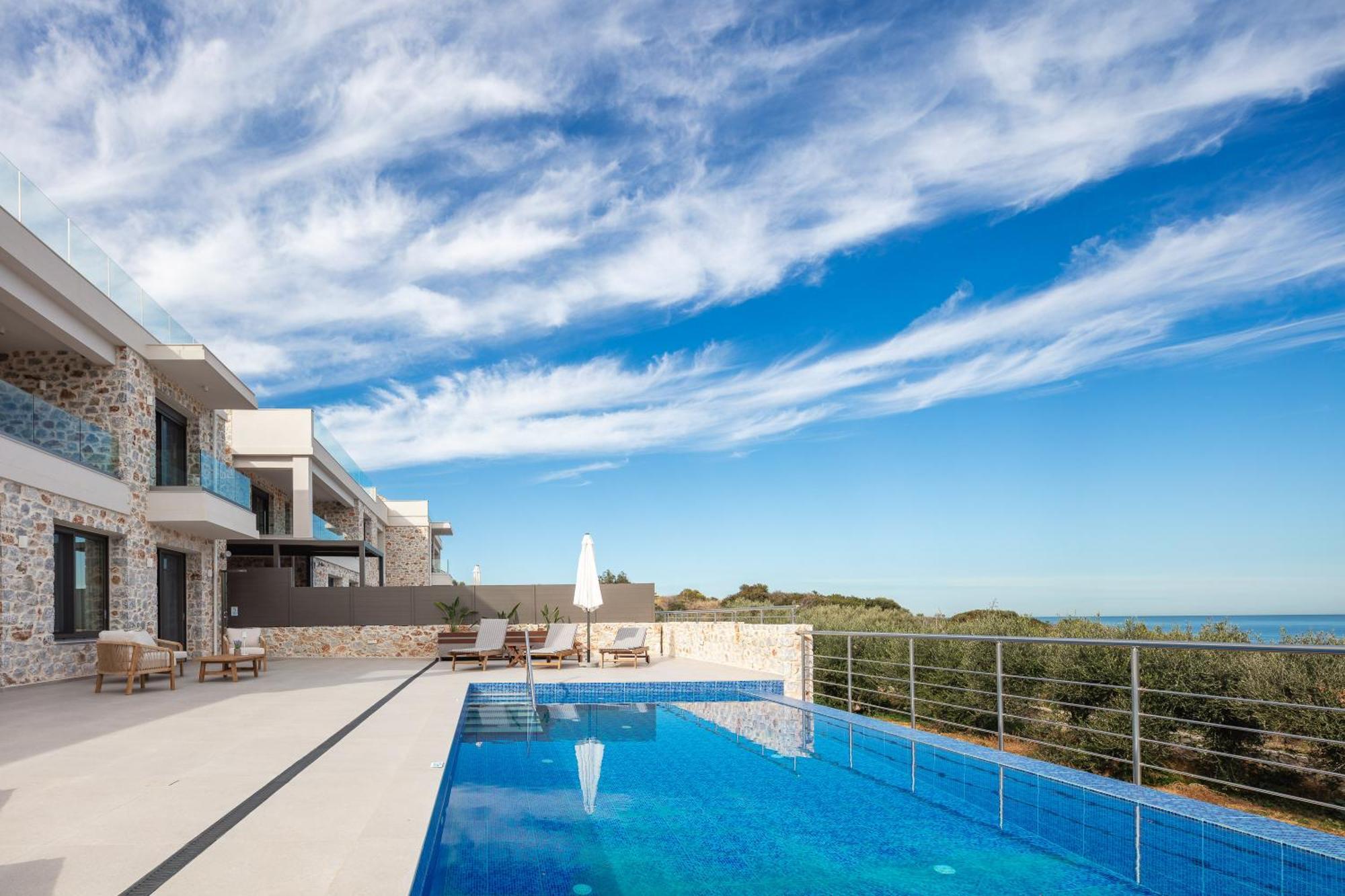 Oinolithos Luxury Villas Kalamaki المظهر الخارجي الصورة