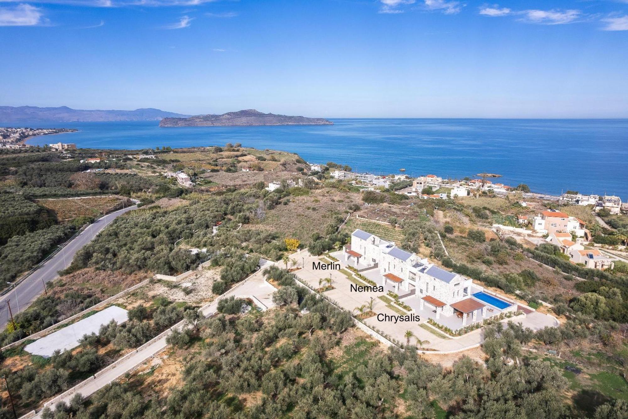 Oinolithos Luxury Villas Kalamaki المظهر الخارجي الصورة