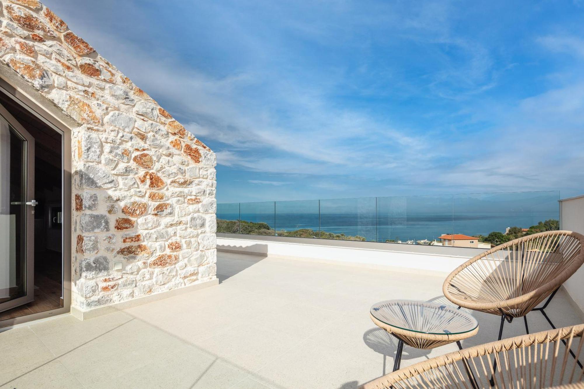 Oinolithos Luxury Villas Kalamaki المظهر الخارجي الصورة